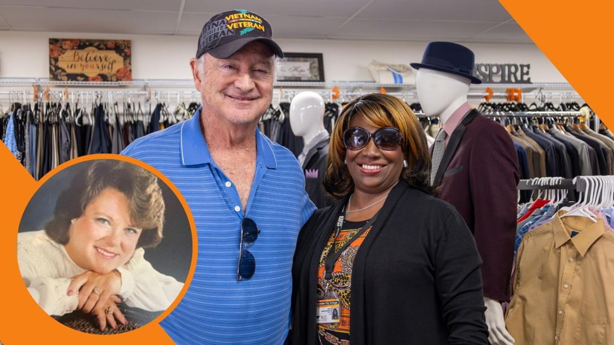 Family Makes a Gift to College’s Career Closet